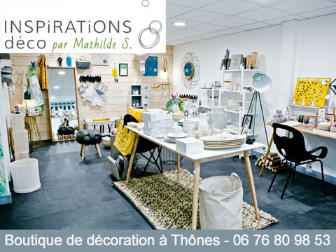 Magasin de décoration style scandinave art de la table, linge de maison et petit mobilier objets artisanaux de qualités décoration savoyarde 